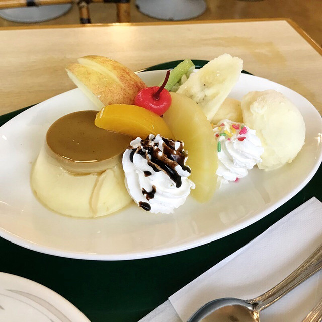 プリンアラモード Blue Seal南与野店☆アメリカンプリンアラモード | ひふみよ。の