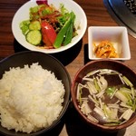 大仙　牛玄亭 - 和牛パレットランチの肉以外(ごはんスープおかわり自由)