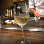 Teppanyaki Sakura - グラス白ワイン