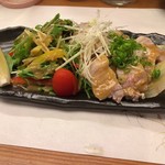 金沢和食 みんなのまなぶ - 茹で豚サラダ￥800