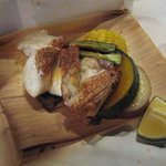 まな板の上の旬　ぽぽぽん - 金時鯛の奉書焼き