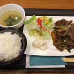 みぃ珈琲 - H.30.7.27.昼 焼肉定食 750円税込