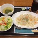 みぃ珈琲 - H.30.7.27.昼 エビピラフ 700円税込・セットドリンク +250円税込