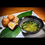 彩食健美SHU - 里芋まんじゅう明石焼き風
