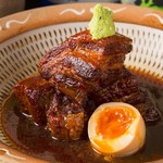 Braised Itoshima pork with soft-boiled egg