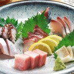 Assorted seasonal fresh fish sashimi (1 serving)