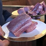 SATOブリアン - ここでまた見せ肉・・素晴らしい・・