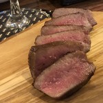 SATOブリアン - ＊タン芯・・噛むとジューシーさや旨みが広がりとても美味しい。