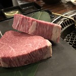 SATOブリアン - シャトーブリアン（ブリ飯用）・・憧れのブリ飯がこれから作られると思うと、思わずお肉をジ～～と見つめてしまう。