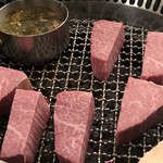 SATOブリアン - 焼き中～