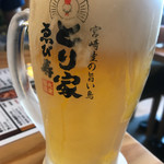 とり家ゑび寿 - キンキンのデカい生ビール！