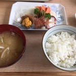 漁師の店 - 刺身定食 1,200円