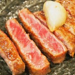 Teppanyaki Suteki Ookuni - 黒毛和牛ロースステーキ