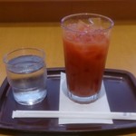 エクセルシオールカフェ - 100％ブラッドオレンジジュースＳ450円