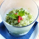 夢 - 大葉とサイダーのシャーベット