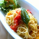 夢 - トマトと人参の冷製パスタ