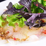 大船イタリアン visole - 4種の魚を使ったクアトロカルパッチョ
