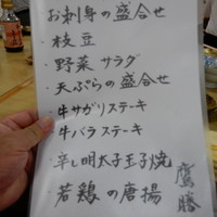 福岡鷹勝 西新店 - 本日の“とりあえず”メニュー