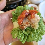 남자마늘보쌈 - 마늘보쌈（ニンニクボッサム）大43000₩