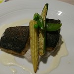 ル・ポワロン - ランチのサワラのソテーはベースの里芋と相性が良い