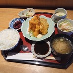 和食にしざき - 日替わり（870円）2018年8月