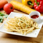 French fries with a choice of flavors