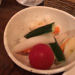 バルンバルン - 「ピクルス」初めて食べたけど、甘ったる過ぎずサッパリとした好みの味加減でした。