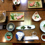 Houzansou Bekkan - 夕食（はじめから準備されていた料理）