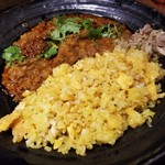 SPICY CURRY 魯珈 - カレーおじさん＼(^o^)／×魯珈コラボ炒飯カレープレート＋激辛ラー油