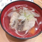 立食い寿司 根室花まる - コマイの潮汁