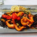 La Piazzetta Ristorante - イカスミを練り込んだ