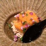 鮨 さかい - 毛蟹　海胆