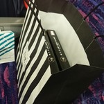 ニューヨークシティサンド - 新幹線の座席にて！