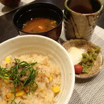 禅紫 - とうもろこし土鍋御飯