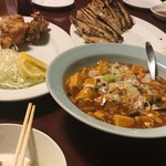 餃子亭 - 唐揚げ  麻婆豆腐  餃子