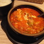 東京純豆腐 - あさりスンドゥブ(実物)