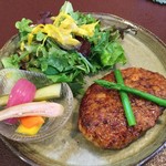 ジャム cafe 可鈴 - 週替わりランチのメインプレート