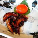 うなぎ亭 友栄 - 青うなぎ 割きたてのきも(たれ)