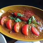 スプーンソング - 【トマト盛り後】マンガルール プラウン(エビ)