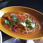 スプーンソング - 【トマト盛り前】マンガルール プラウン(エビ)