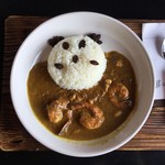 スプーンソング - 【顏アート後】Mスぺ(娘スペシャル)←ココナッツベースのプラウンカレー