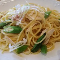 Cucina del NABUCCO - 蒸し鶏、みょうが、オクラの和風 スパゲッティ