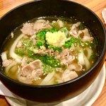 三代目 鳥メロ - 肉吸いうどん