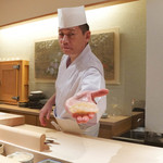 寿しの吉乃 - 増毛のボタン海老