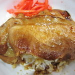 お米食堂 - 大きなロース肉