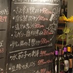 ビーダブリュー カフェ - 2018年の夏訪問時メニュー