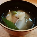 Nagomizaketanaka - お通し　潮汁