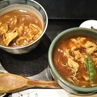 日本橋 やぶ久 - ミニカレー丼、ミニカレー南蛮そばセット 1,026円♪ 