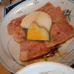 A5山形牛（上カルビ1260円）