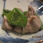 でんでんむし - お通しの砂肝